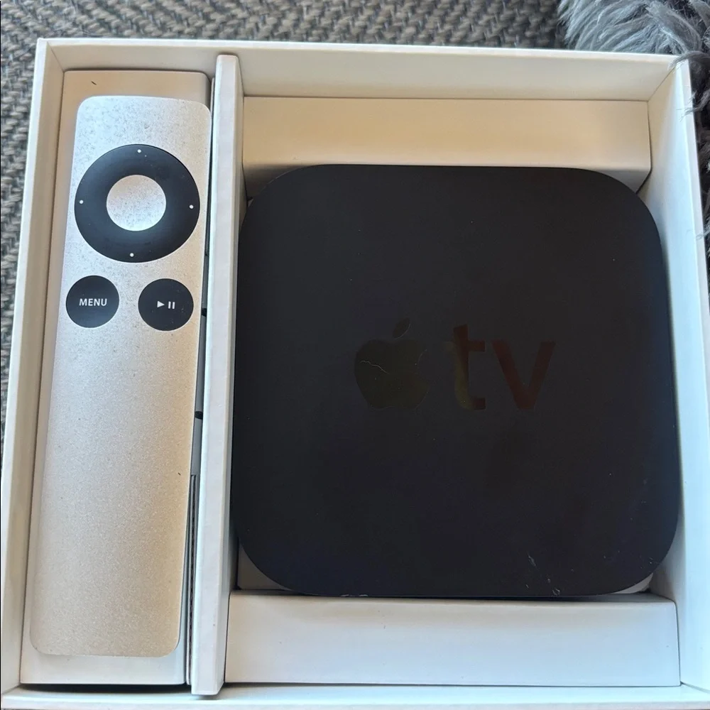 Apple Streaming Device with Remote - Black and Silver